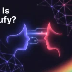 Illustrated guide to the lesbufy platform showing community icons and digital connection for an informational overview of lesbufy online